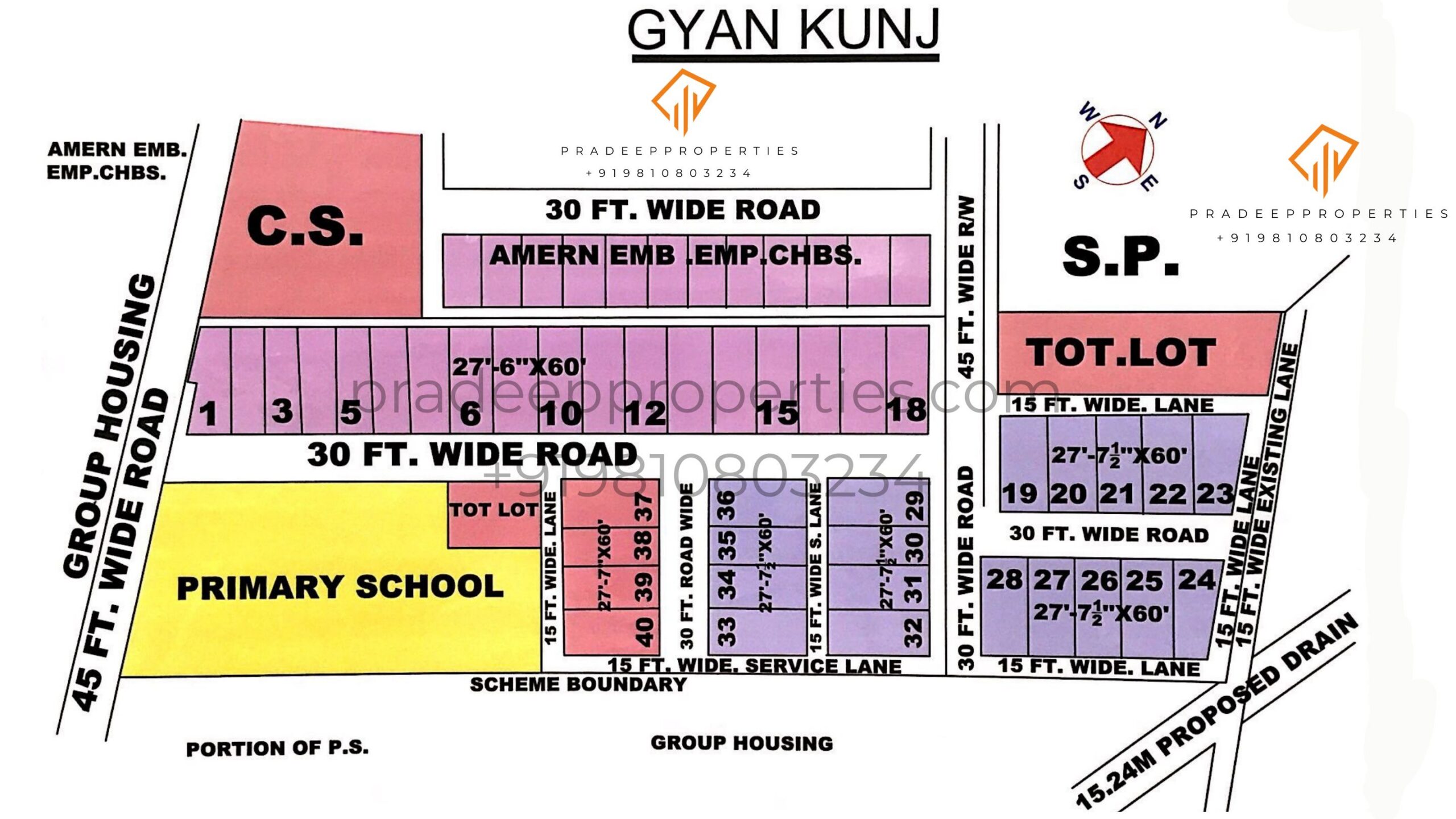Gyan Kunj Colony Layout Map