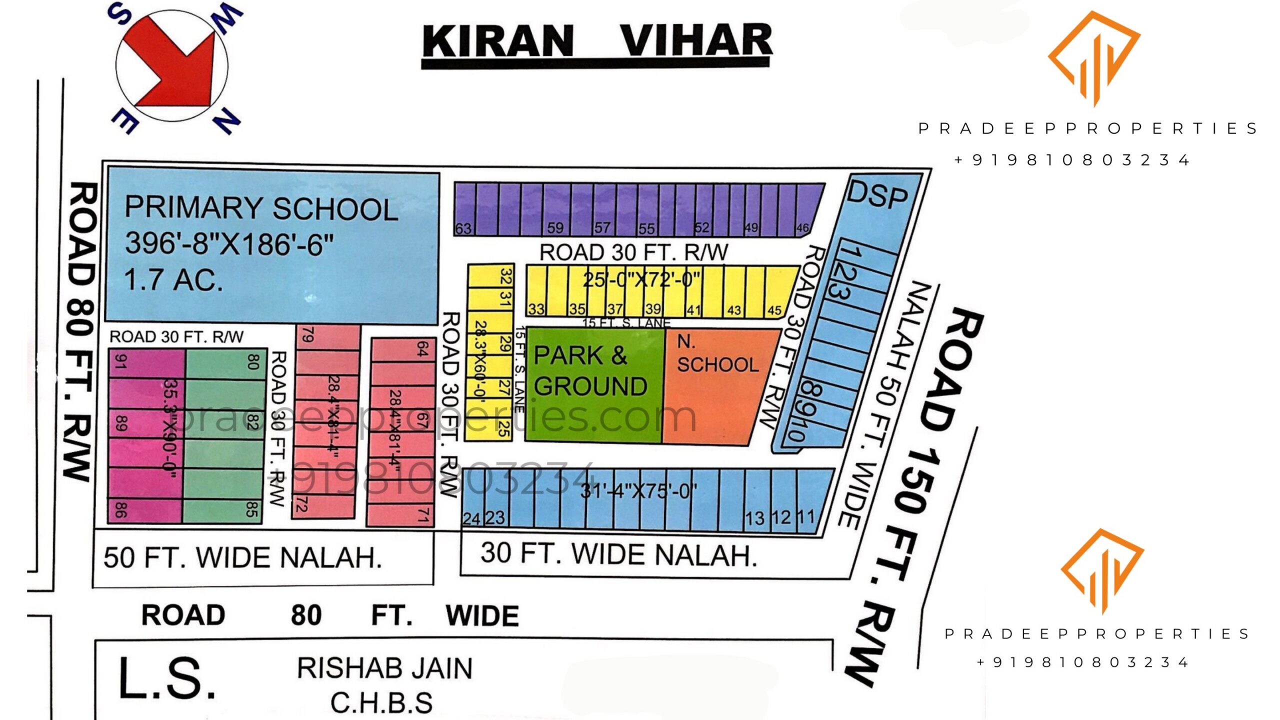Kiran Vihar Colony Layout Map