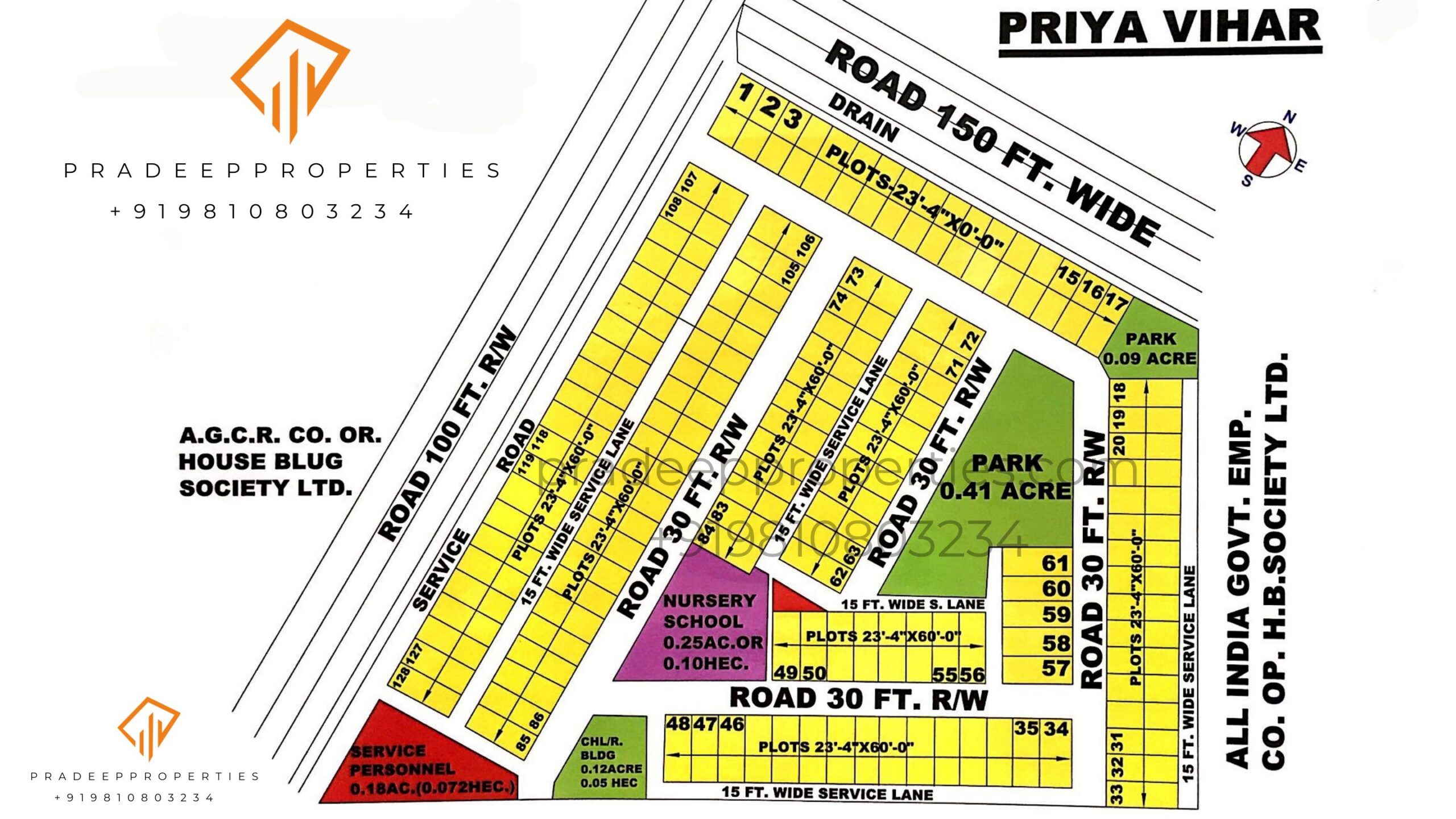 Priya Enclave Colony Layout Map
