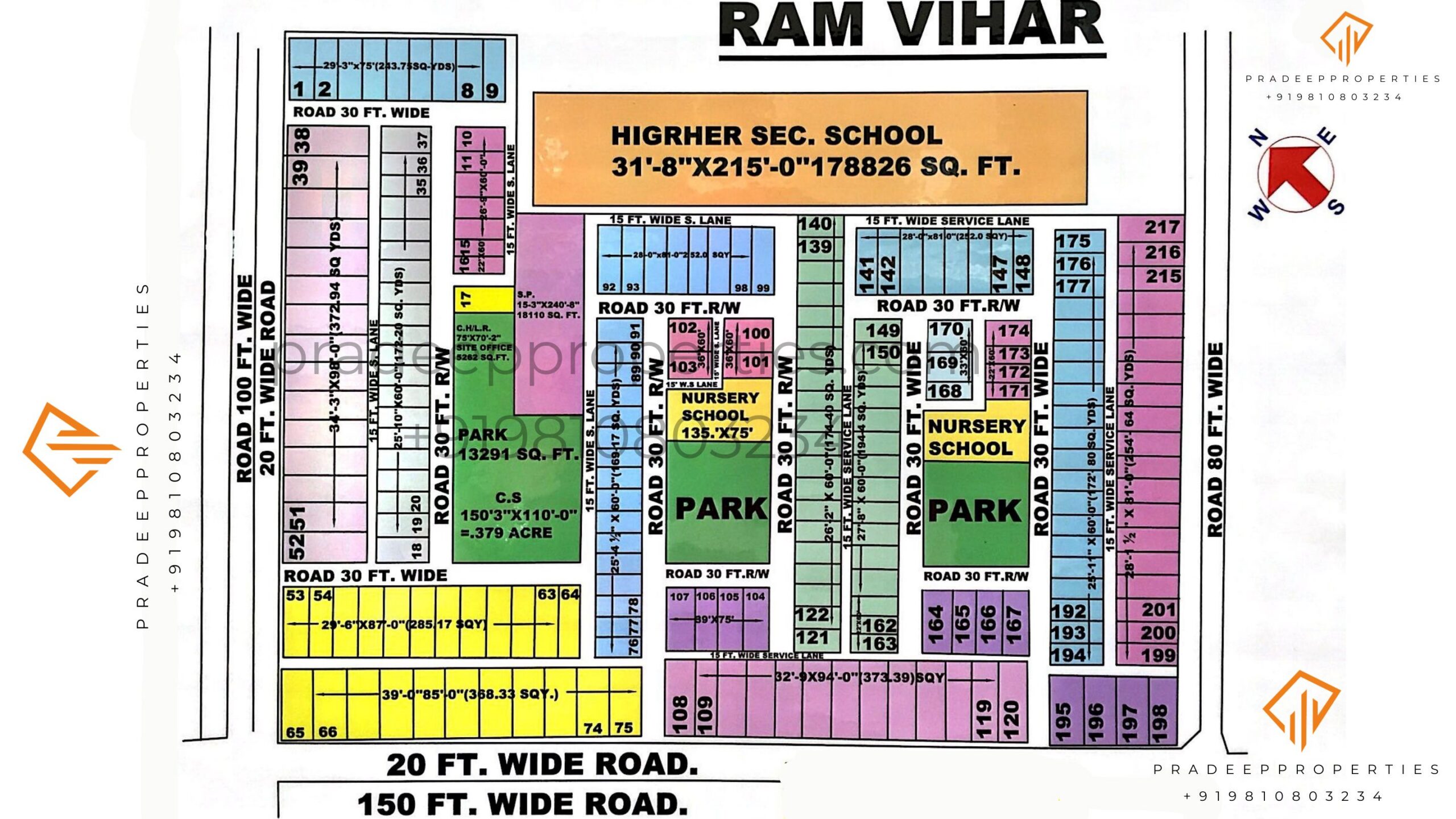 Ram Vihar Colony Layout Map