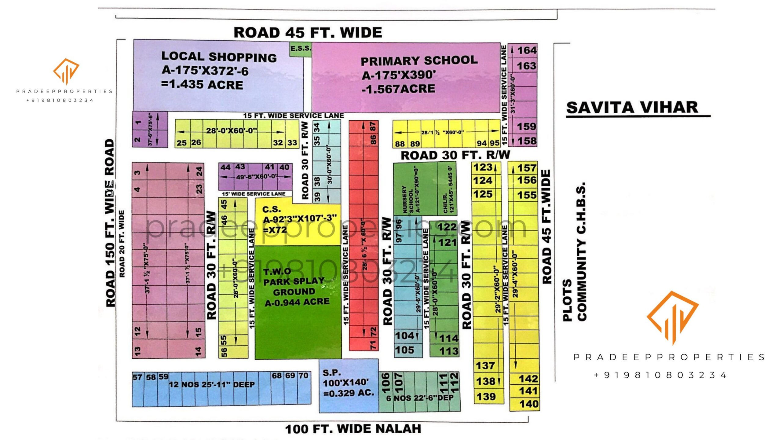 Savita Vihar Colony Layout