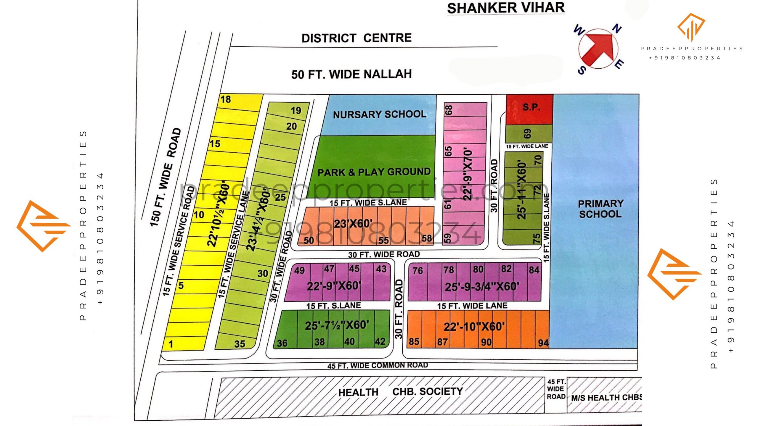 Shankar Vihar Colony Layout Map