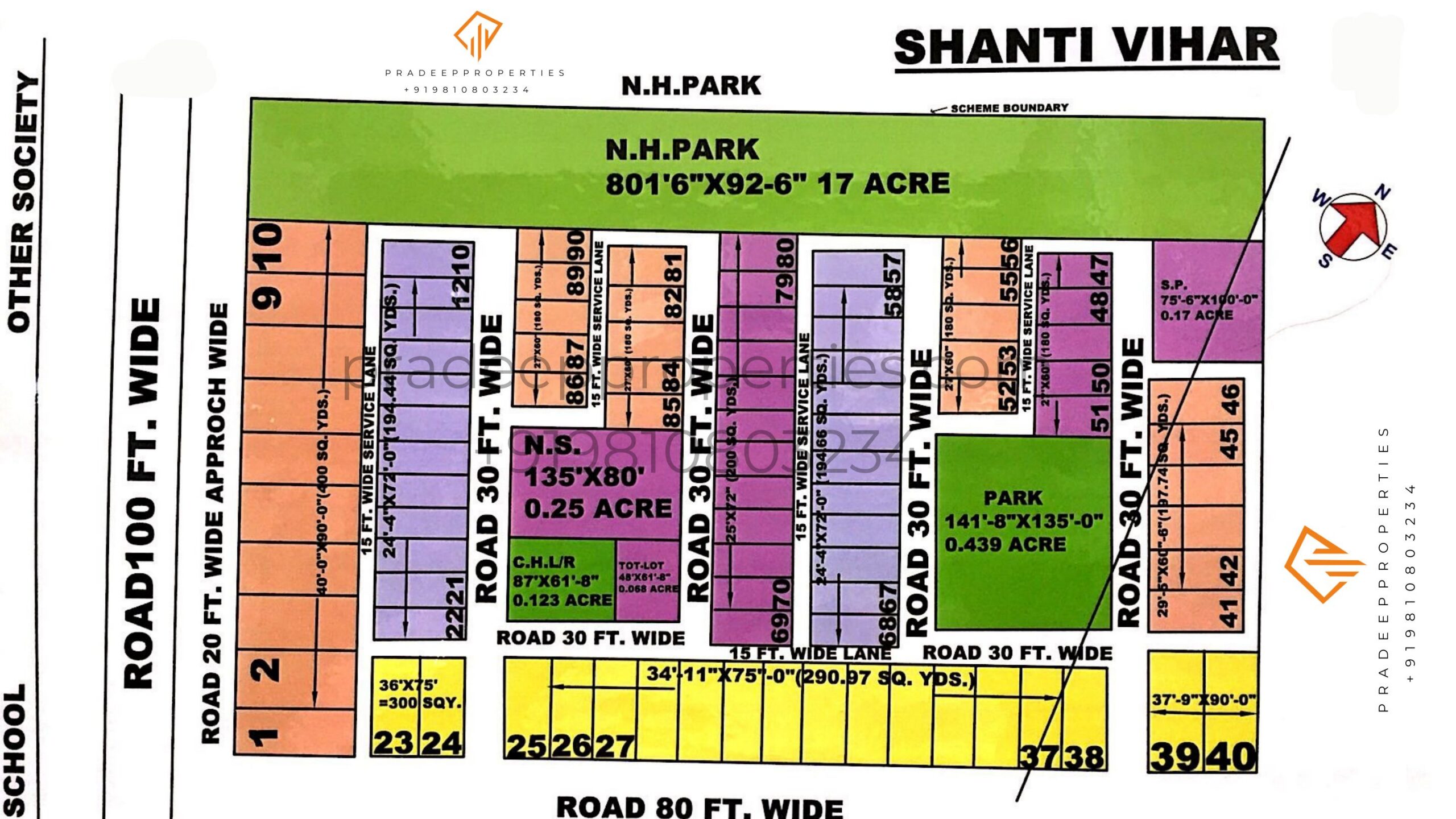 Shanti Vihar Colony Layout Map