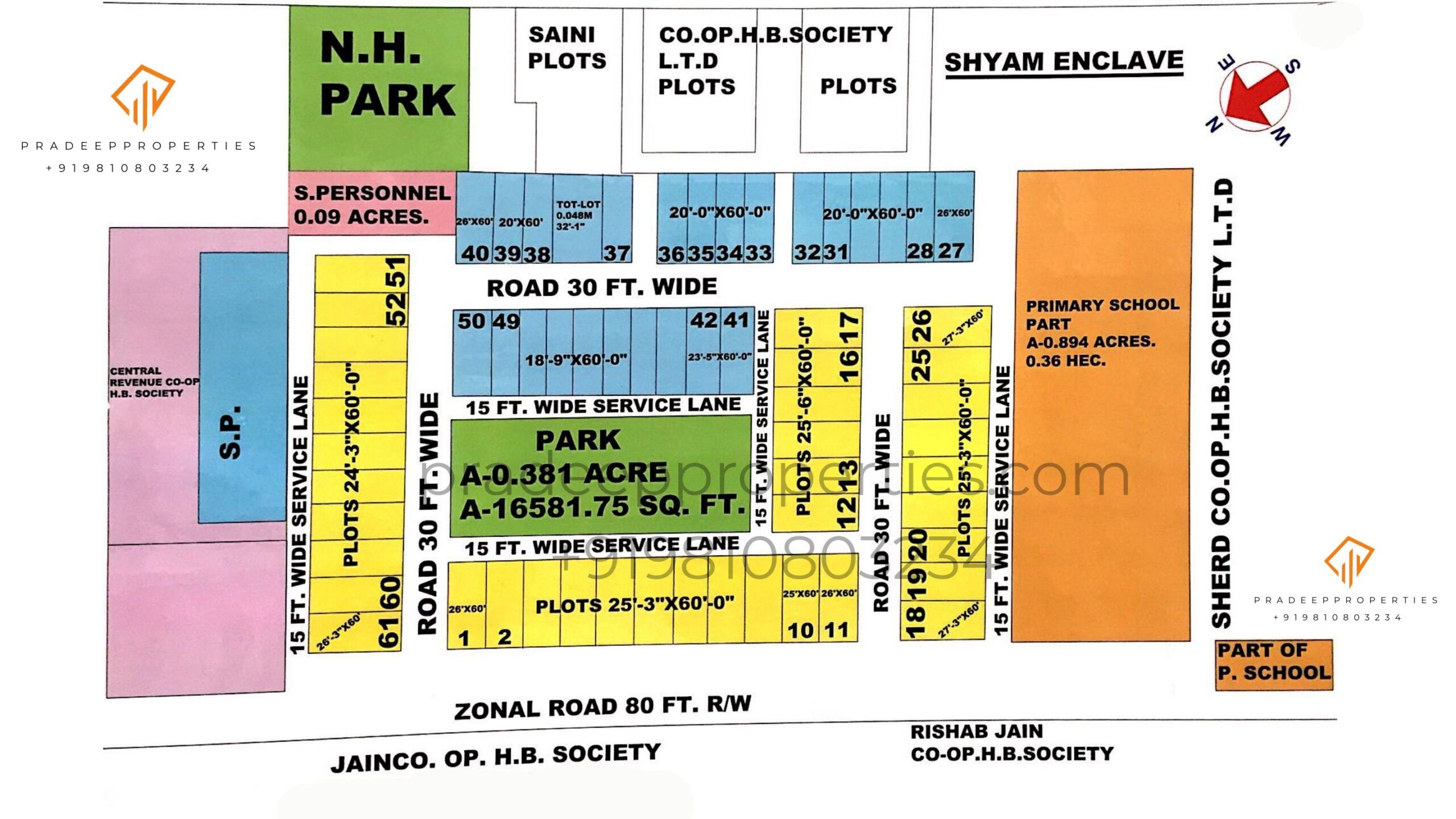 Shyam Enclave Colony Layout Map