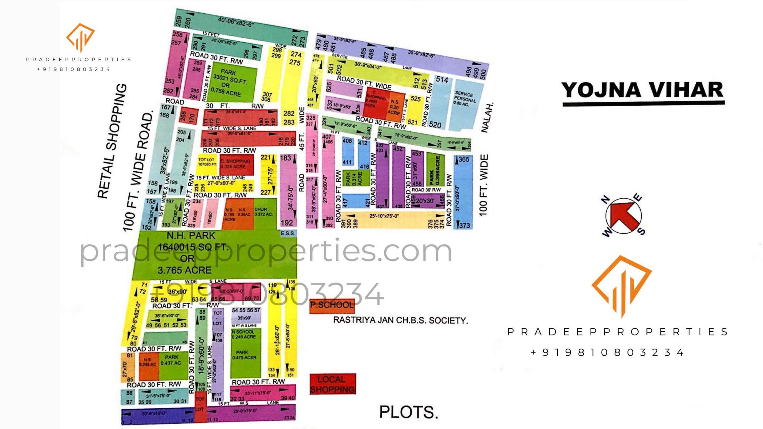 Yojna Vihar Colony Layout